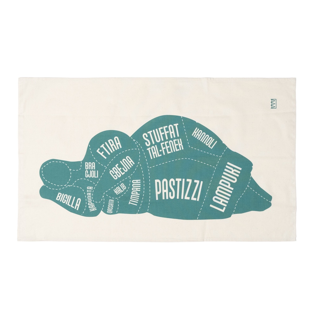 Sleeping Lady Tea Towel