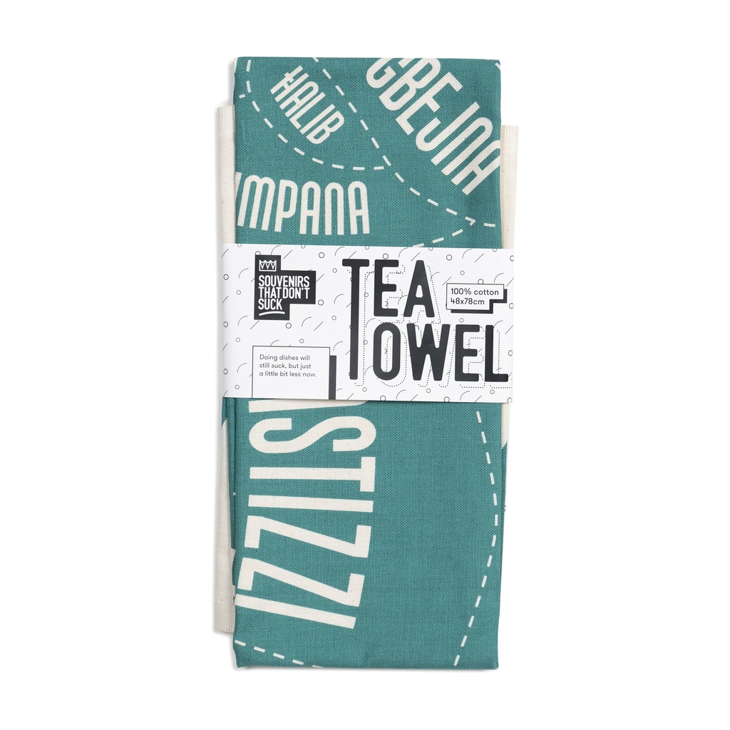 Sleeping Lady Tea Towel