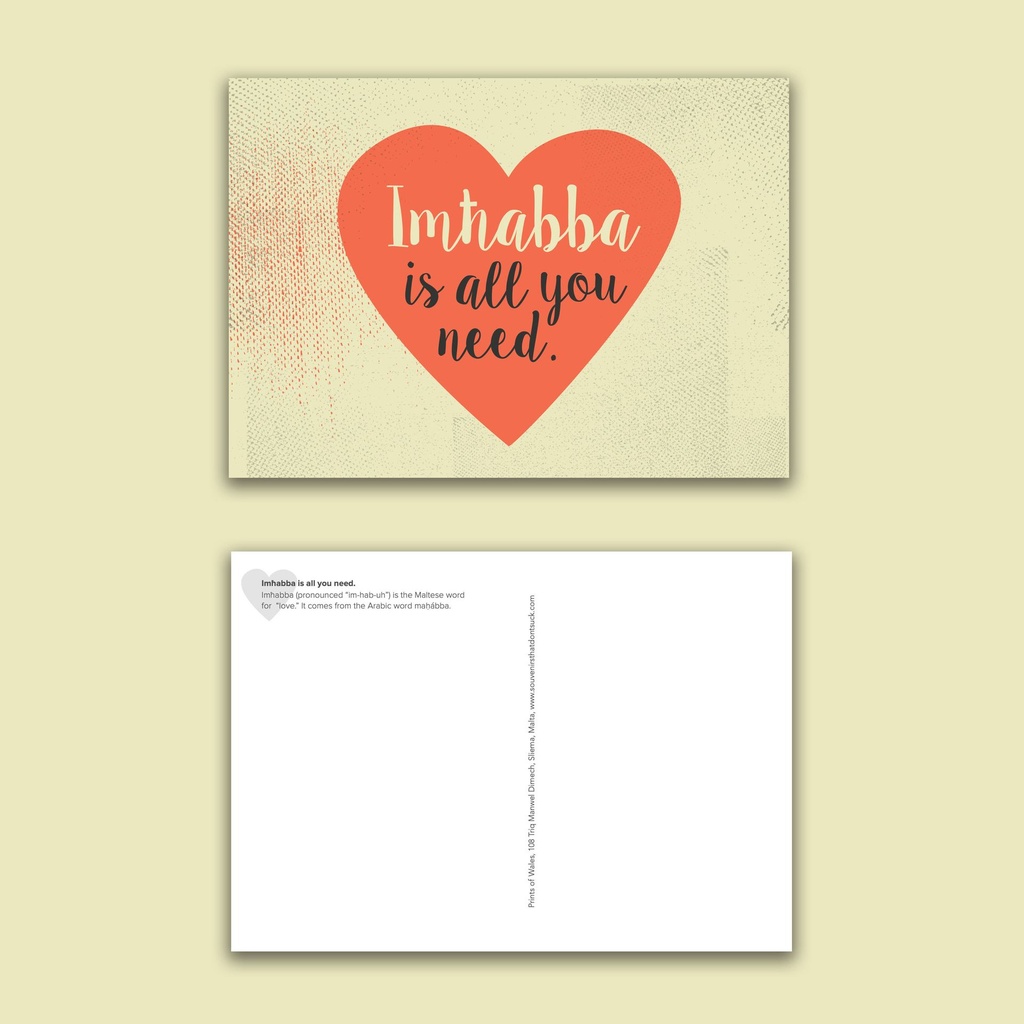 Imhabba Postcard