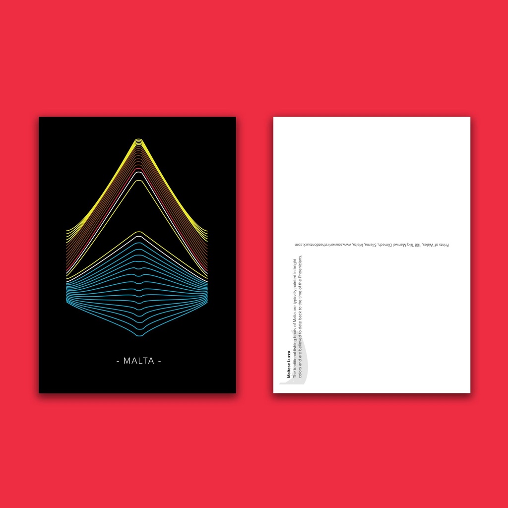 Luzzu Postcard