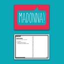 Madonna Postcard
