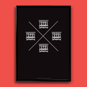 Balcony Cross Poster