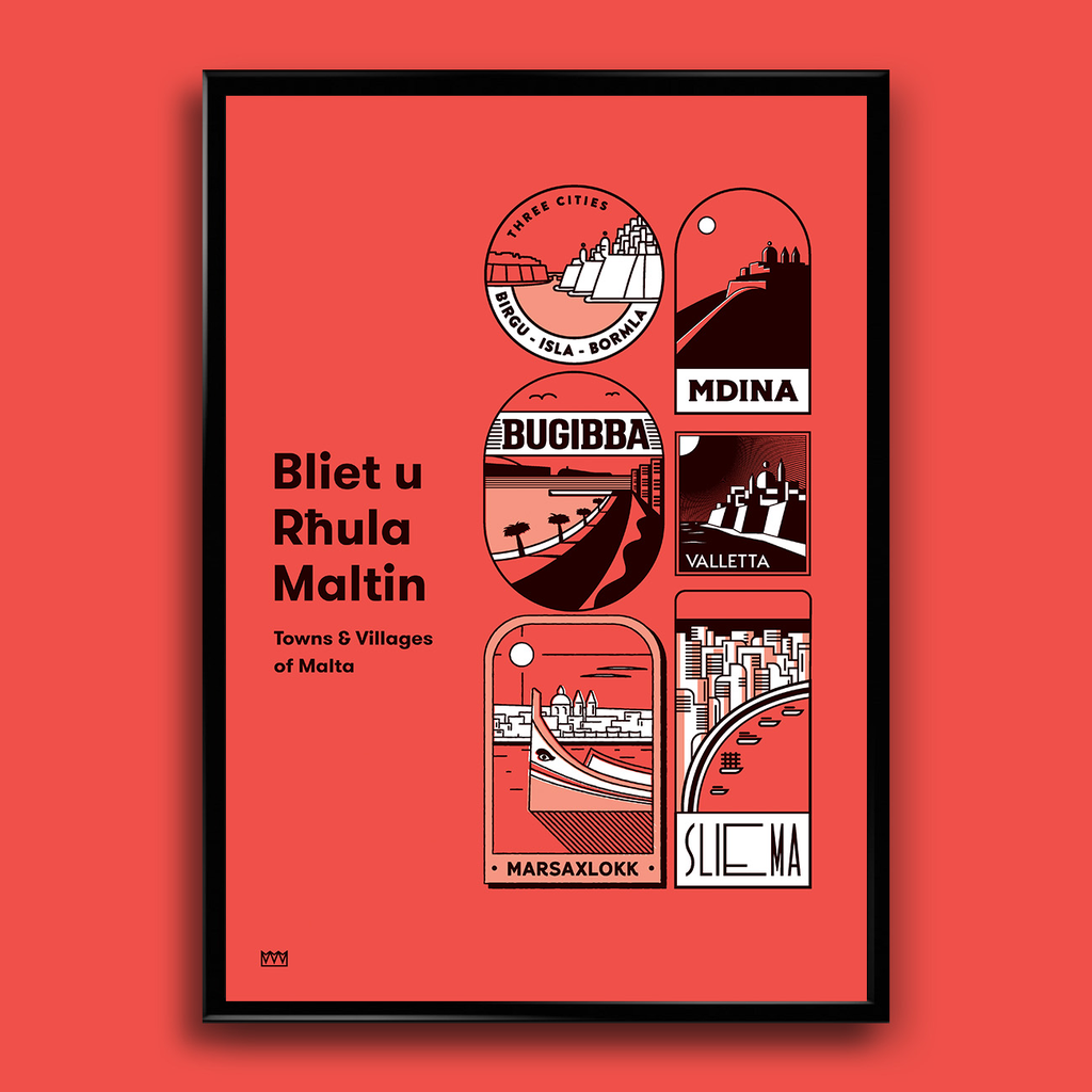 Maltese Towns Poster