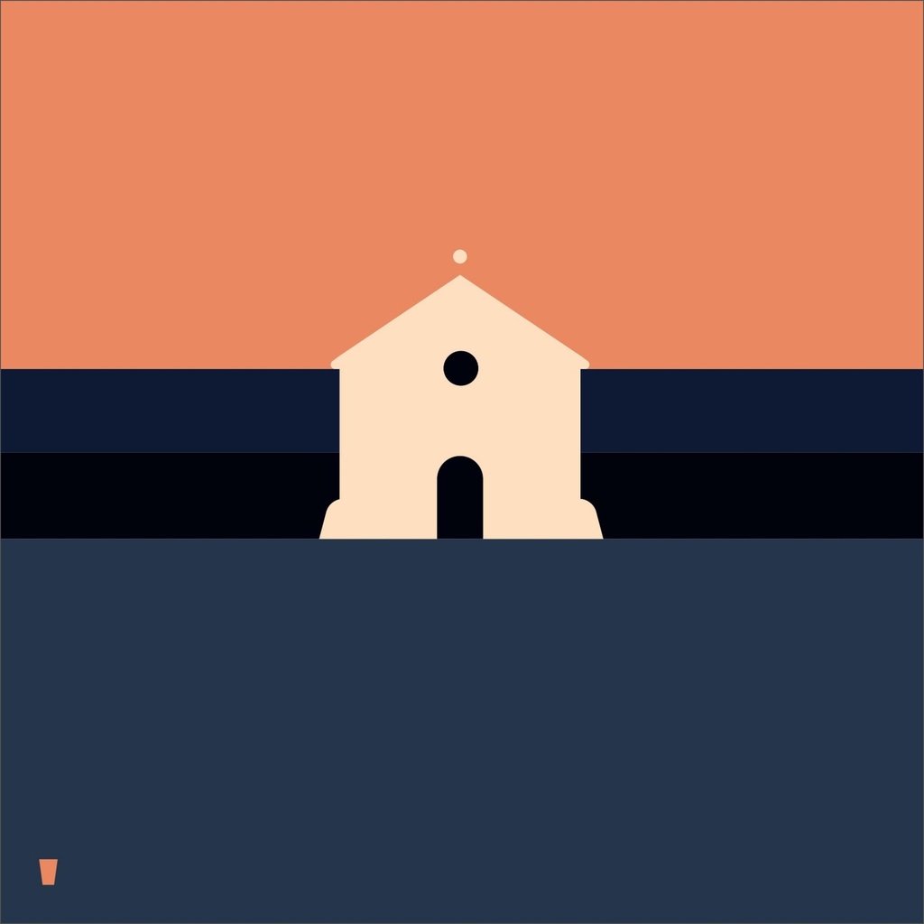 il-Kappella ta' Ħad-Dingli (Unframed, 17.5cm x 17.5cm)