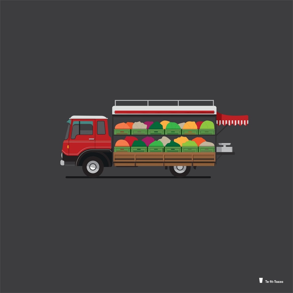 it-Trakk tal-Ħaxix (Unframed, 17.5cm x 17.5cm)