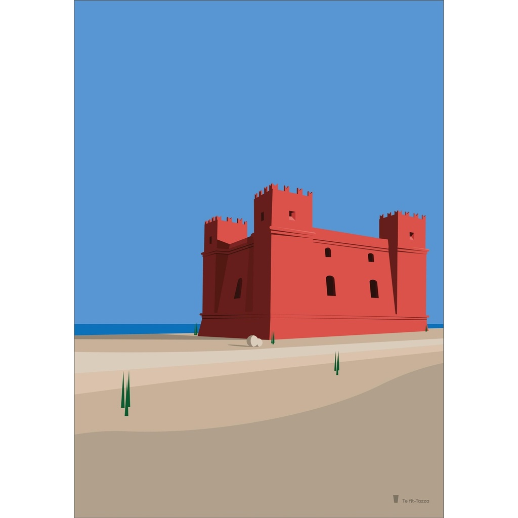 It-Torri L-Aħmar (Unframed, 29.7cm x 42cm (A3))