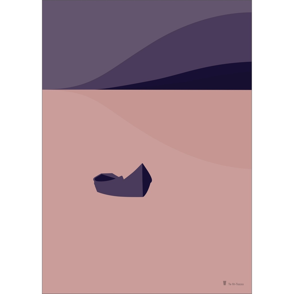 Luzzu by Night (Unframed, 29.7cm x 42cm (A3))