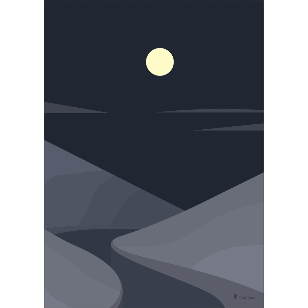 Wied il-Għasri (Framed - White Frame + 5cm Mount, 50cm x 70cm)