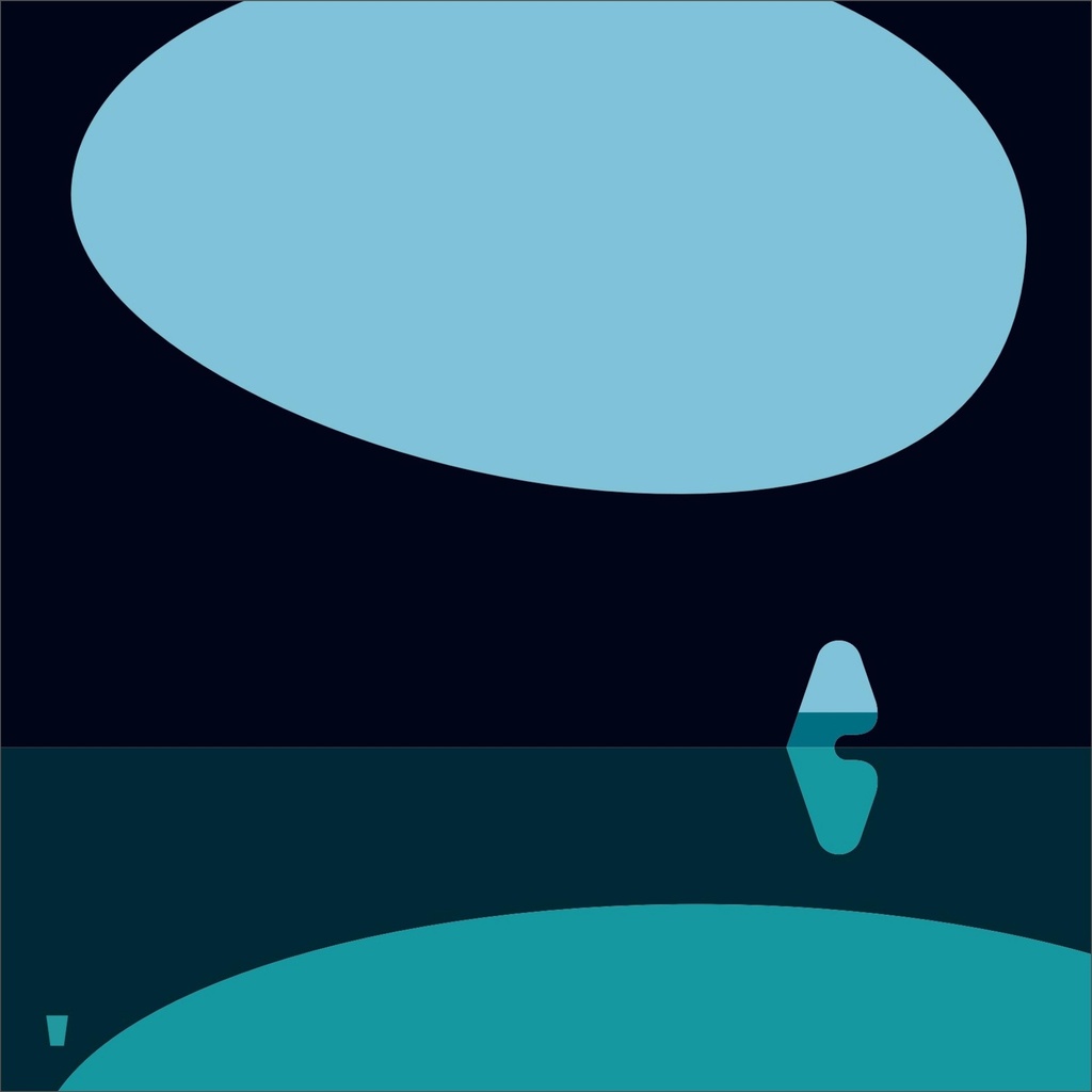 Coral Lagoon (Unframed, 17.5cm x 17.5cm)