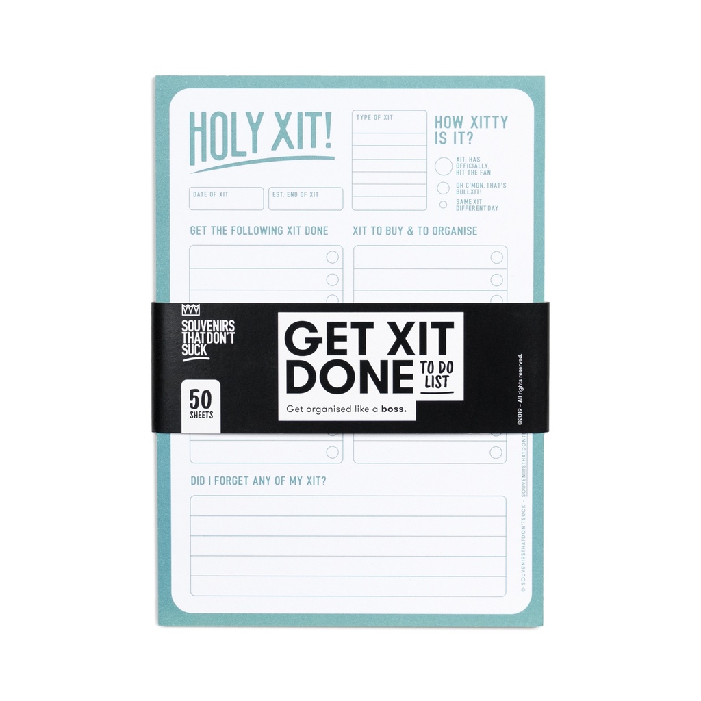 Get Xit Done To-Do List (Green)