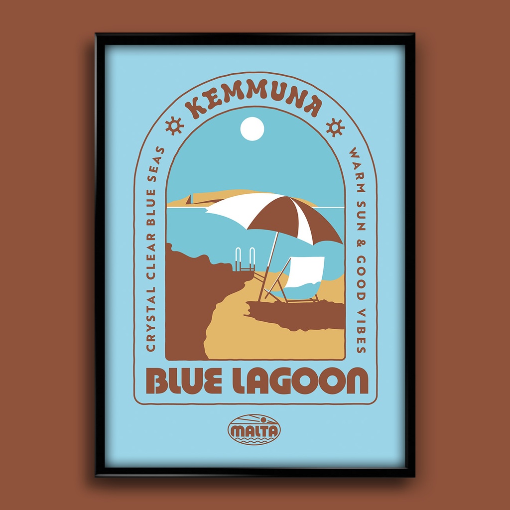 Blue Lagoon Poster (Unframed)