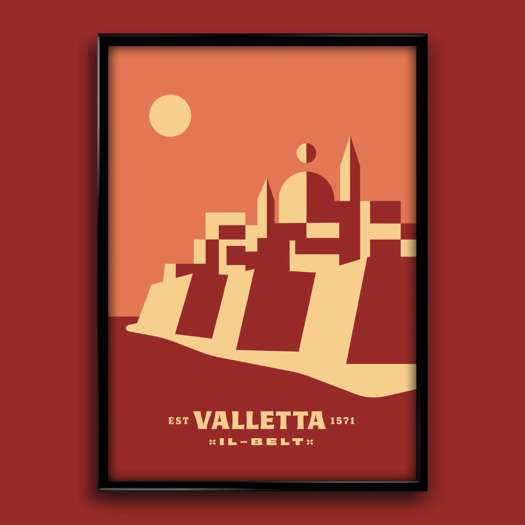 Valletta Poster (Unframed)