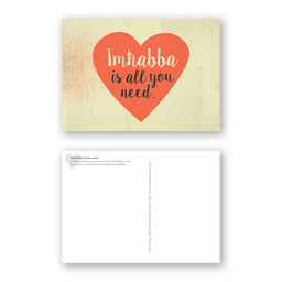 Imhabba Postcard