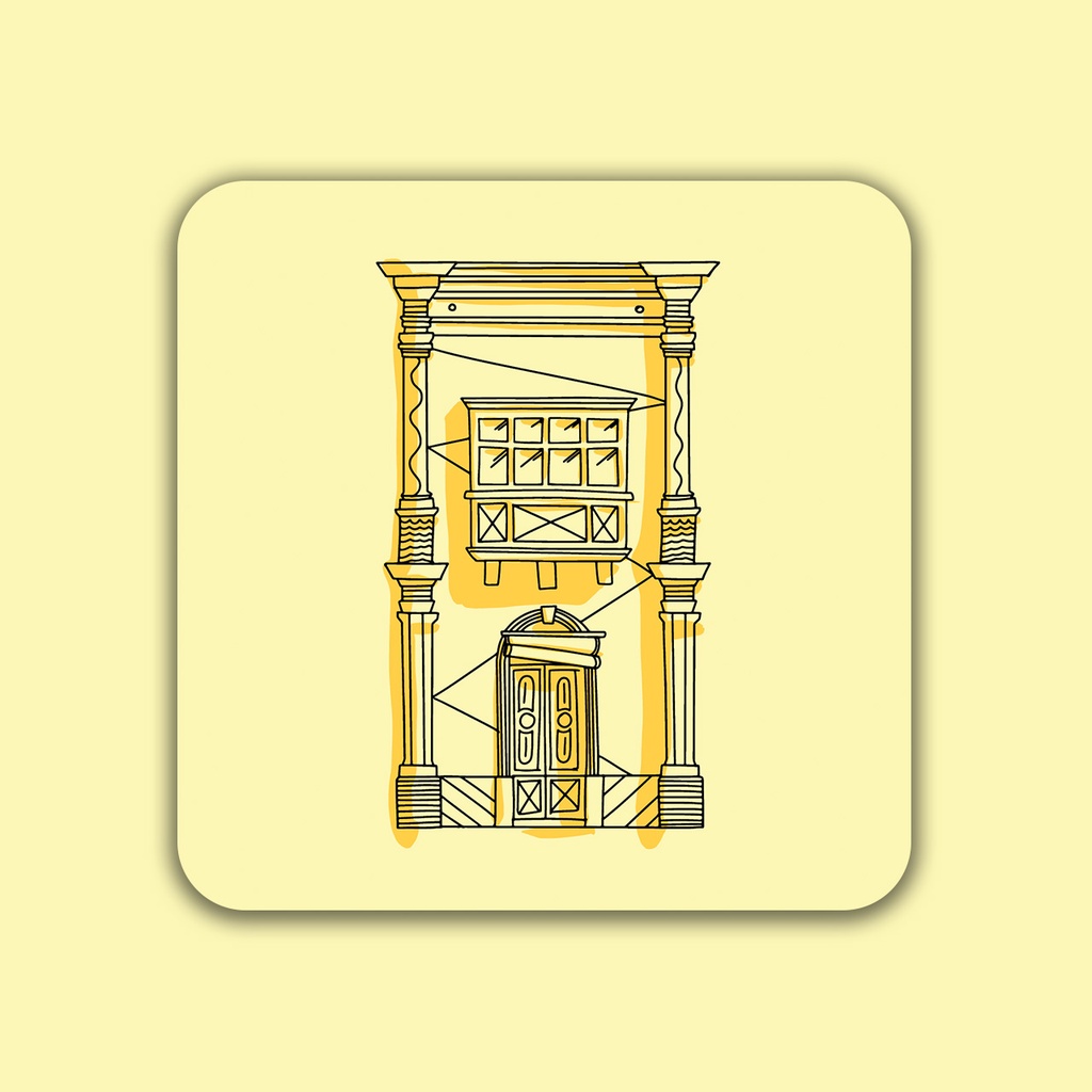 Maltese Facade Coaster